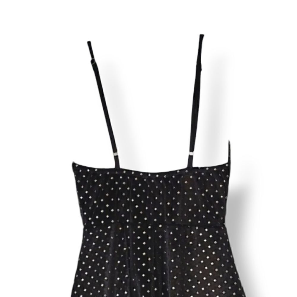 NEW Show Me Your MuMu Constance Studded Velvet Mini Dress in Black Size Small - Picture 6 of 12